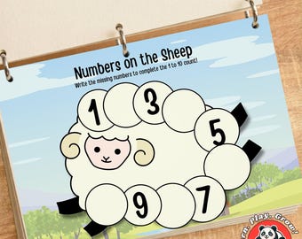 Farm Animal Busy Book, Printable Toddler Activity Binder, Preschool Learning Pack, Homeschool Workbook, Kids Quiet Time, Digital Download