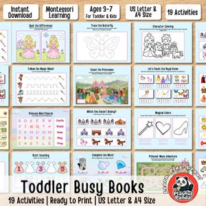 Mermaid Toddler Busy Book, Under The Sea Preschool Activity Binder, Printable Learning Folder, Homeschool Quiet Time Gift