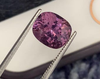 Natural Lavender Spinel Gemstone, Faceted Purple spinel