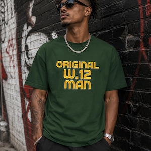 Original W12 Man West London Postcode Graphic Shirt