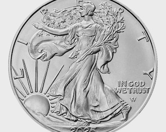 2025 1 oz American Siver Eagle Coin (BU)