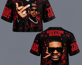 Camiseta cropped de turnê R&B, merchandising personalizado com nome para shows, camiseta para fãs de hip hop