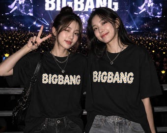 BigBang Kpop Concert Graphic Tee, Unisex Streetwear Fan Apparel