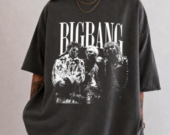 BIGBANG Vintage 90s Comfort Color Shirt, Fan Gift