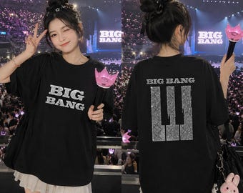 BIGBANG Comfort Colors Concert Tee, Kpop Streetwear Graphic Shirt