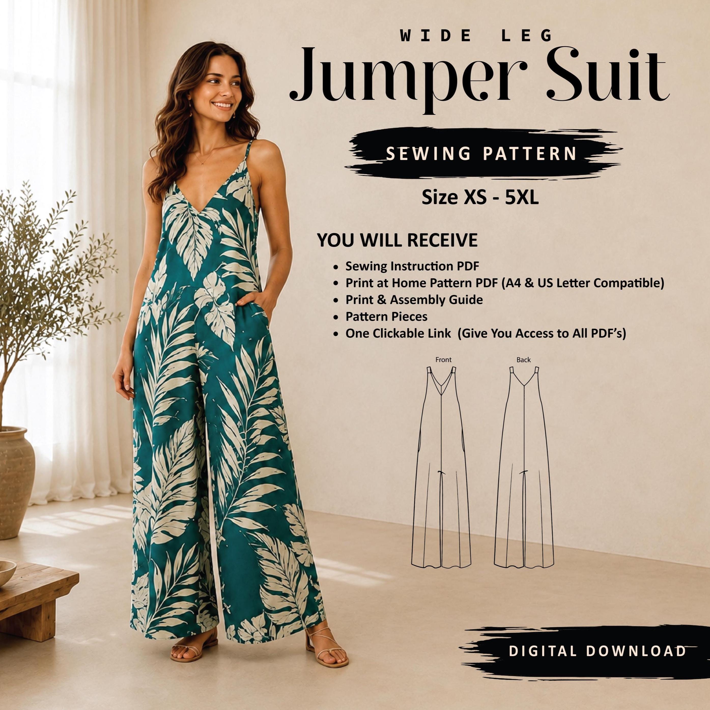 Floral Jumpsuits - Etsy