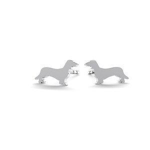 Dog Earrings. Jewelry. Teckel. Dachshund. Puppy. Hond. Perro. Pet. Tiny. image 2