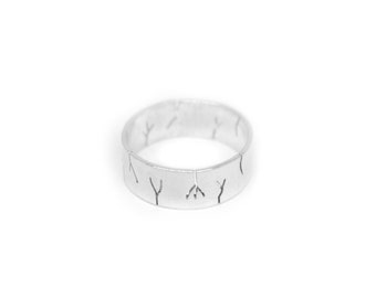 Root Ring Sterling Silver / Root, Contemporary Jewelry, Organic, Nature, Tree, Leaves, Branch, 925 Silver, Wood, Ring
