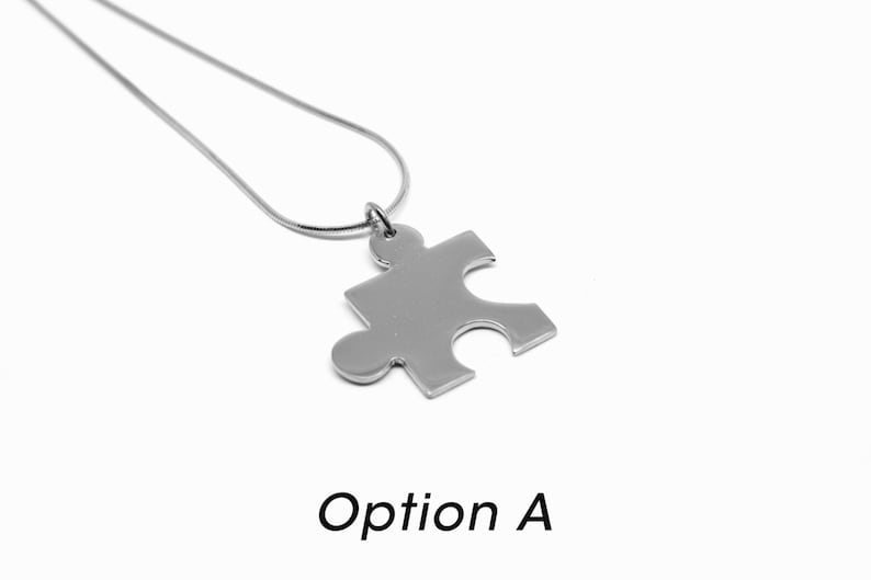 Puzzle Necklace Sterling Silver or Gold Plated / Etsy