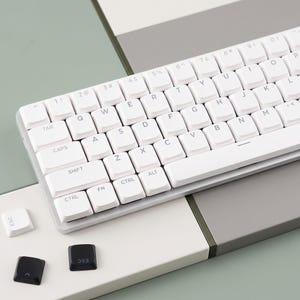 Low Profile Keycap Set | PBT Dye-Sublimated 127-Key Backlit Keycaps for MX Keyboards