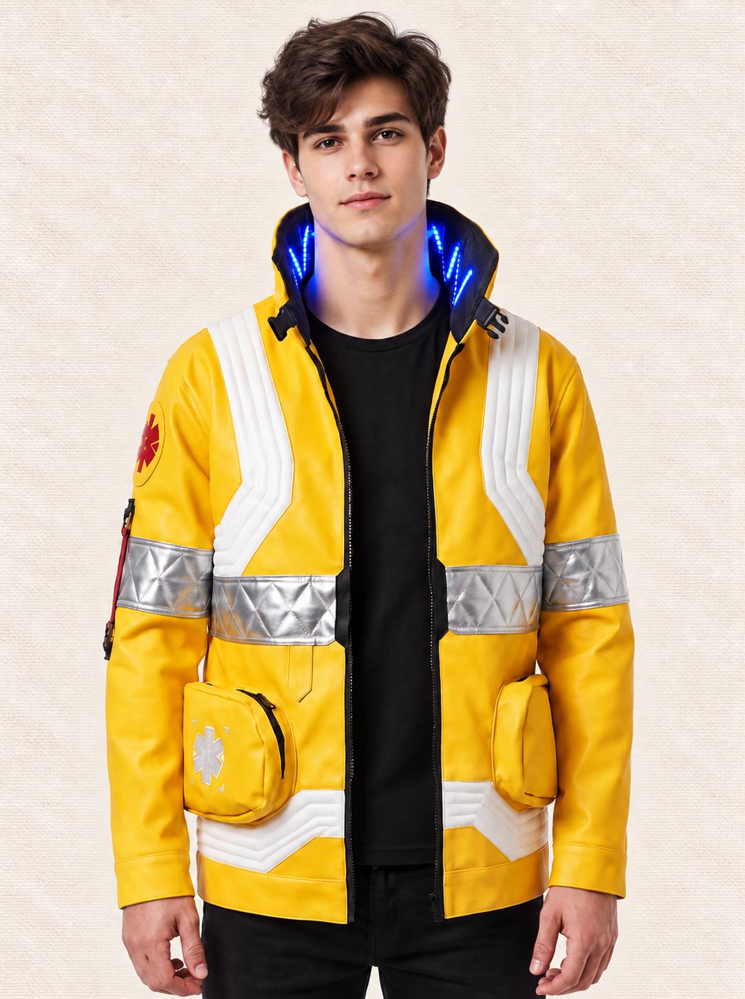 Techwear Yellow Jacket - Etsy