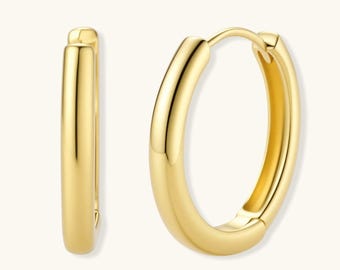 Pendientes de aro Vermeil Glow Golden Hour / Olaty