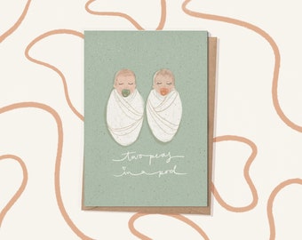 Peas In A Pod | New Baby Twins | Personalise Me!