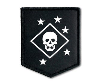 MARSOC Raider Shield Black Woven