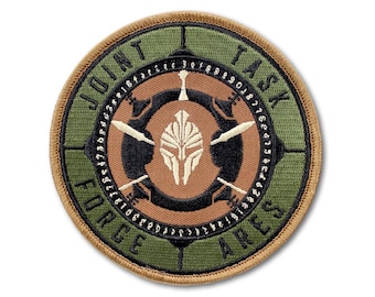 Parche de la Fuerza de Tarea Conjunta Ares de MARSOC (Verde/Marrón/Negro)