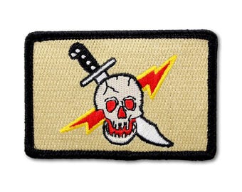 Parche antiguo de calavera de reconocimiento del Cuerpo de Marines de EE. UU.