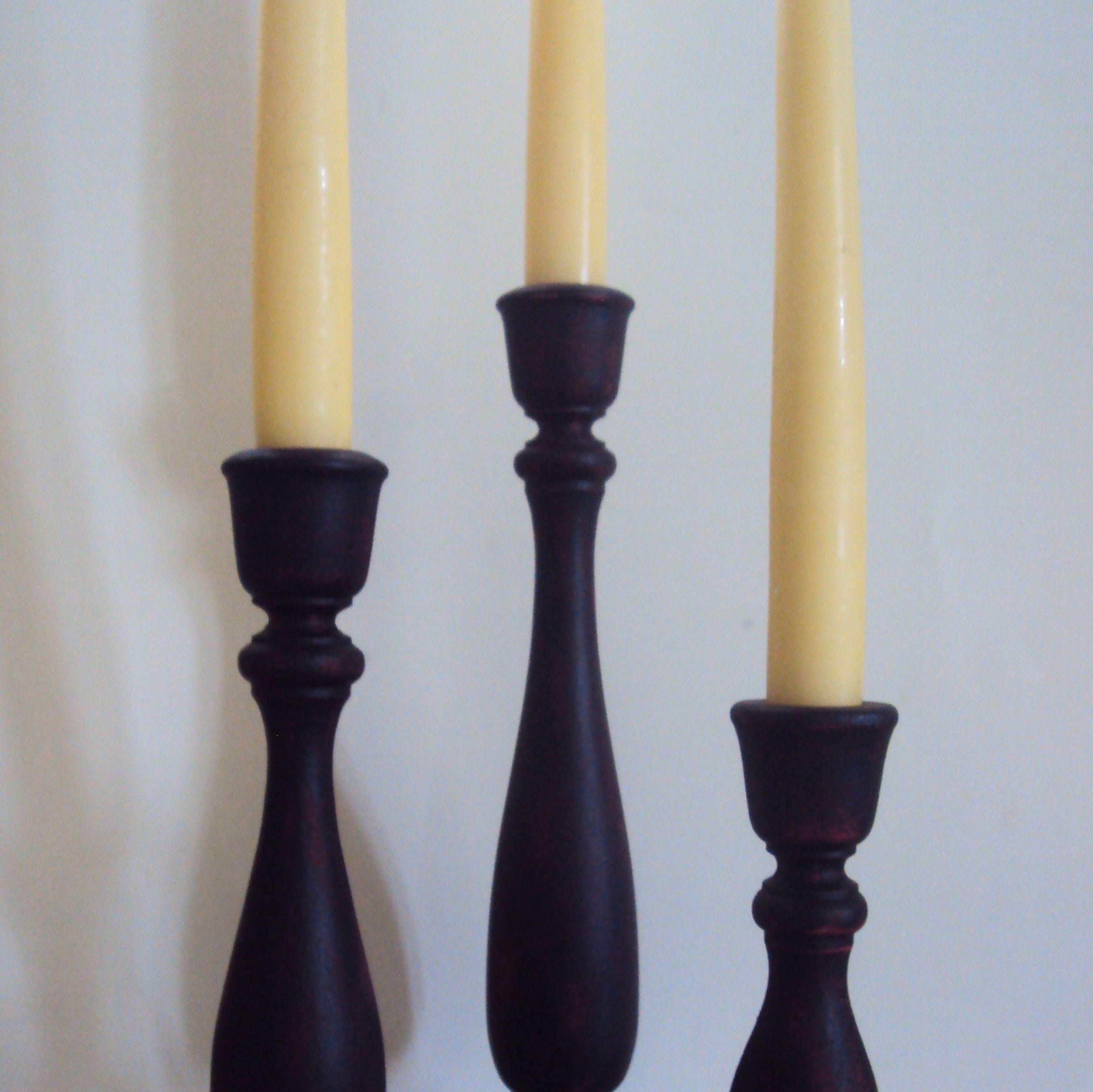 Cheng 9 Taper Candle Holders black Candlestick Holders iron Candle 