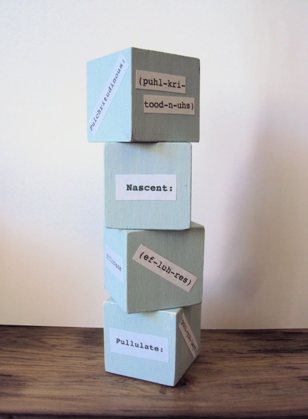 Set of Writer's Blocks - Unique Teacher Gift - Quirky Writing Geekery ...