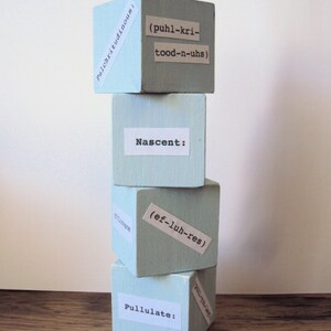 Set of Writer's Blocks - Unique Teacher Gift - Quirky Writing Geekery ...