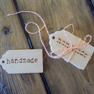 Handmade Gift Tags - Rustic Farmhouse Hang Tags - Boutique Merchandise ...