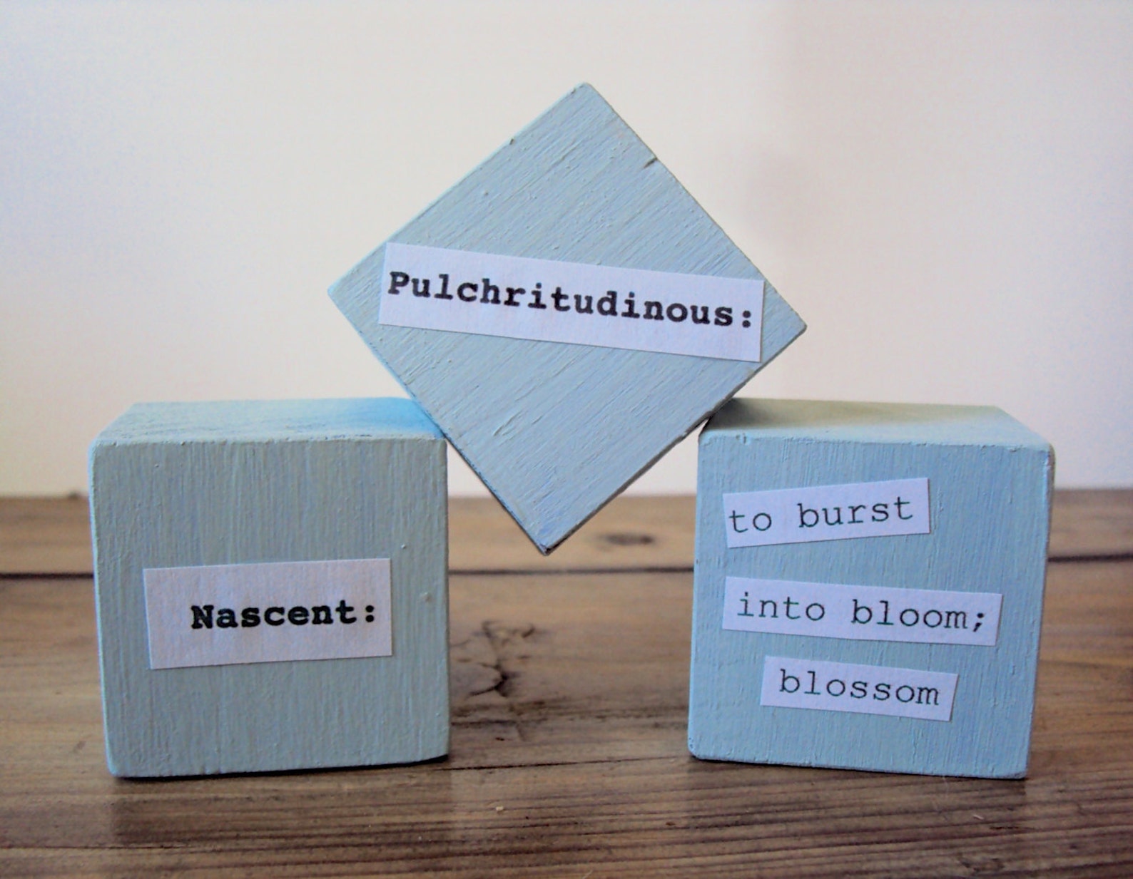 Set of Writer's Blocks - Unique Teacher Gift - Quirky Writing Geekery ...