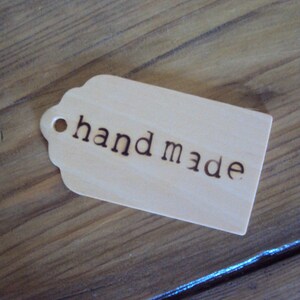 Handmade Gift Tags - Rustic Farmhouse Hang Tags - Boutique Merchandise ...