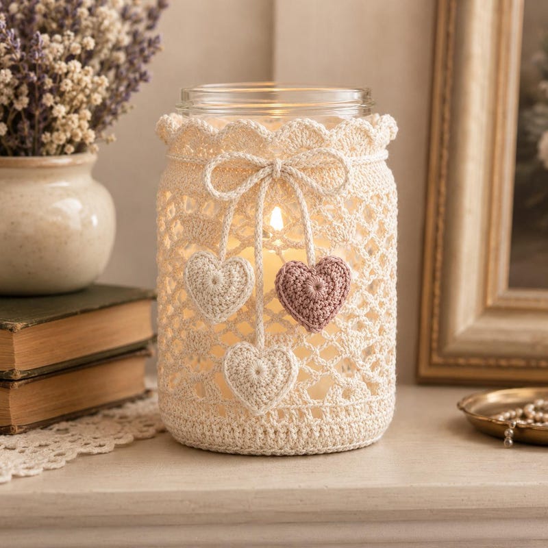 Crochet Cover for Jar - Etsy