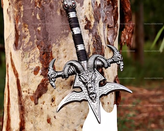 Replica zwaard van Arthas Menethil Frostmourne, roestvrij staal, verzamelobject voor displaydoeleinden
