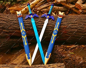 Handgesmede replica van het Meesterzwaard – Cosplay-accessoire uit Zelda Twilight Princess en Breath of the Wild