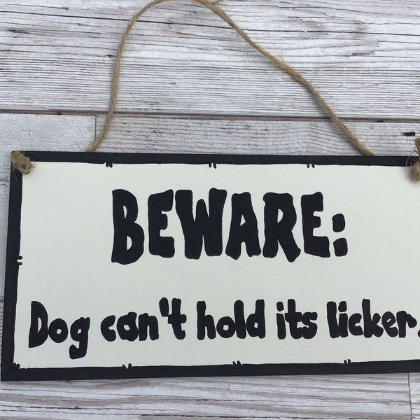 Funny Dog Sign Etsy UK