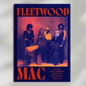 Fleetwood mac poster - Etsy 日本