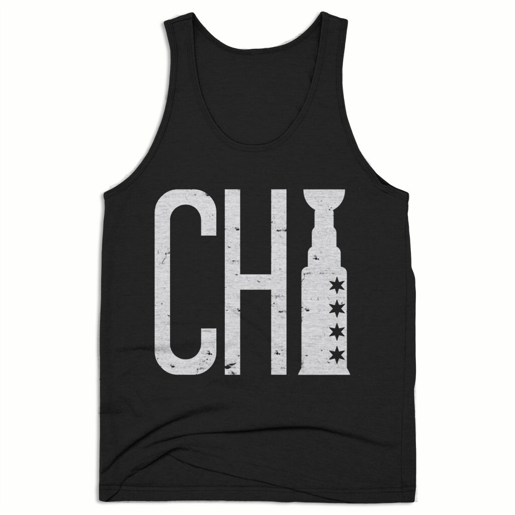 Chicago Tank Top Chicago Shirt Chicago Blackhawks Etsy