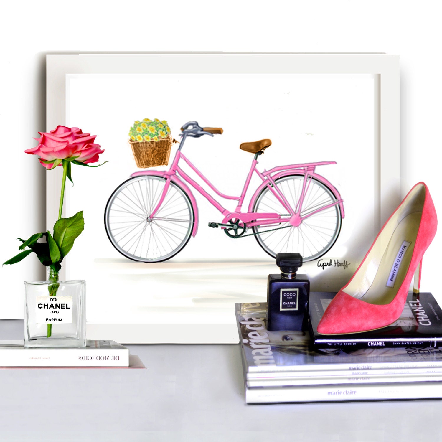 pretty in pink bike