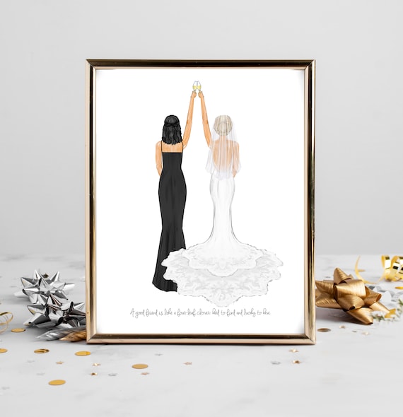 Bride Day of Gift From Best Friend Wedding Gift Bride Gift From Maid of  Honor Gift for Bride From Maid of Honor Gifts for Bride 