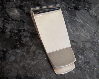 Vintage Gorham Silverplate Money Clip – New Old Stock (NOS) with Original Box & Pouch