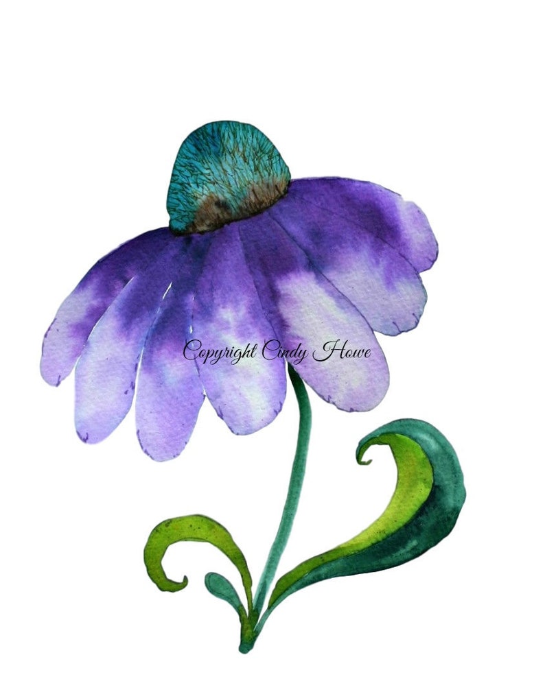 Flower png file transparent png file watercolor Floral | Etsy