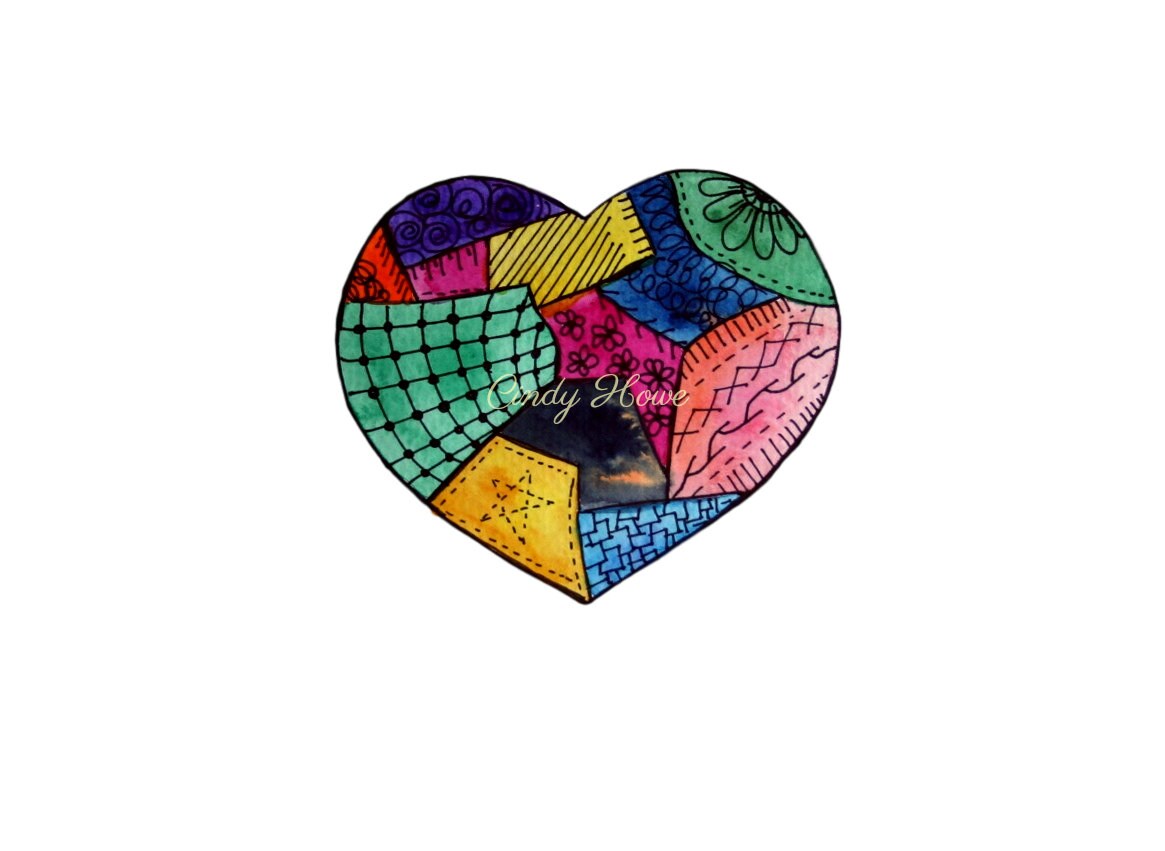 Heart patchwork discount