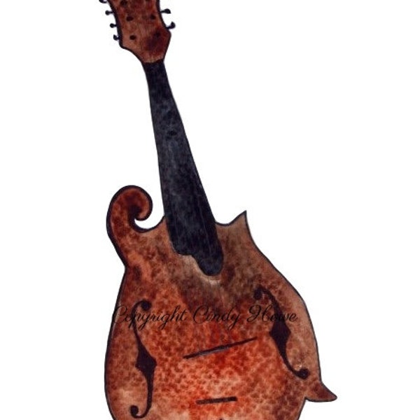 Mandolin, png file, transparent png file, guitar, watercolor, musical, acoustic instruments, mando,instruments, stringed instruments,