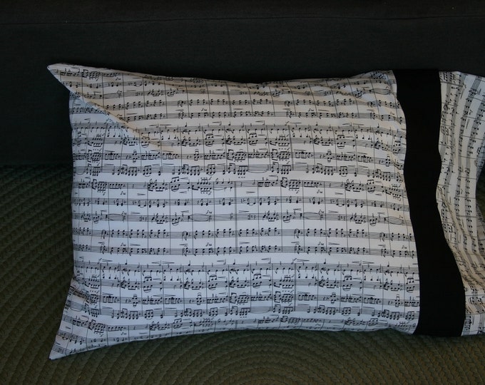 Sheet Music Theme Novelty Pillow Cases Etsy