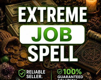 Powerful Job Spell, Fast Results, Same Day Casting, Traditional Witchcraft, Manifest Your Dream Job, Career & Abundance White Magic
