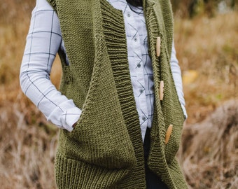 トップス RANCLIC loop yarn knit gilet Aidez 2.0 - Berroco Yarn