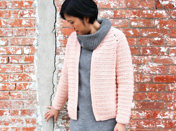 wonderland chunky knit cardigan pattern