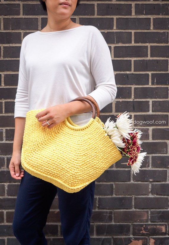 CROCHET PATTERN: Riviera Tote Bag Crochet Purse Pattern - Etsy