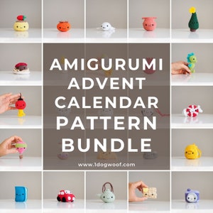 HÄKELMUSTER EBOOK: Amigurumi Adventskalender - 25 verschiedene Mini Amigurumi Anleitungen für alle Anlässe
