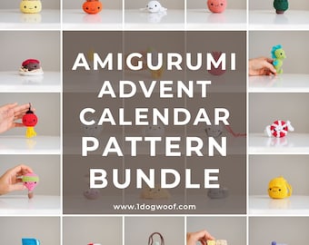 CROCHET PATTERN EBOOK: Amigurumi Advent Calendar - 25 Assorted Mini Amigurumi Patterns for All Occasions