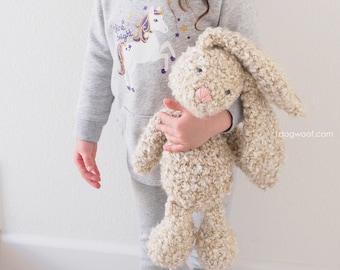 CROCHET PATTERN: Classic Stuffed Floppy Bunny