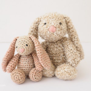 CROCHET PATTERN: Classic Stuffed Floppy Bunny image 2