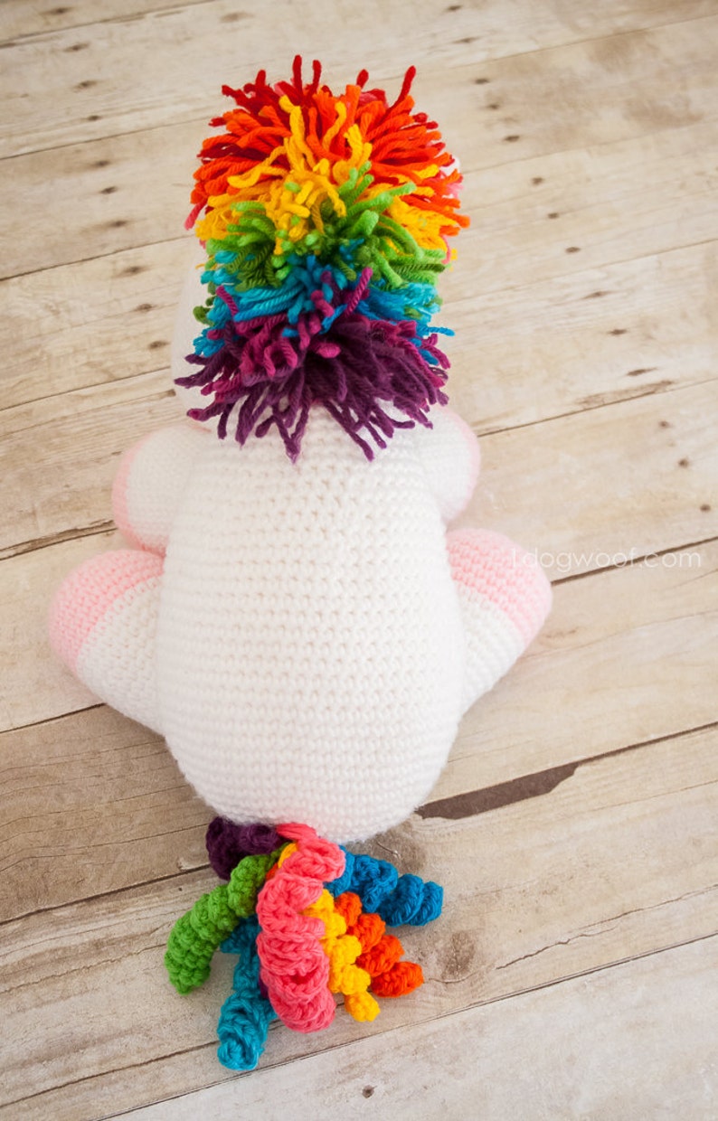 CROCHET PATTERN Rainbow Cuddles Unicorn Stuffed Animal Etsy UK