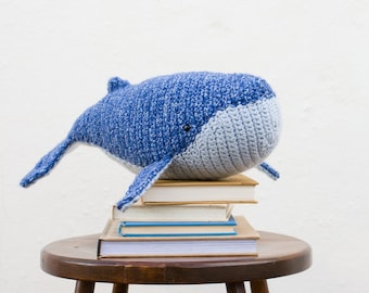 CROCHET PATTERN: Baby Humpback Whale Stuffed Animal