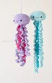 CROCHET PATTERN: Jellyfish Stuffed Toy Amigurumi Hand Towel 